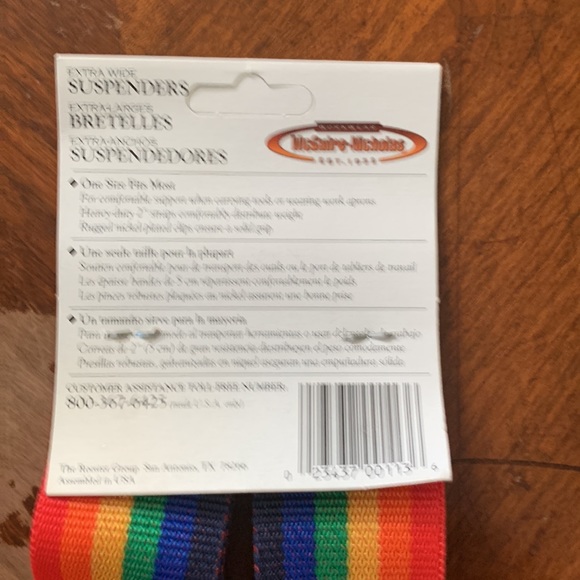 RAINBOW Suspenders Mcguire - Nicholas No.113 Workwear - Picture 6 of 8